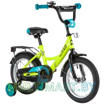 Детский велосипед Novatrack Vector 143VECTOR.GN20 (салатовый/черный, 2020) картинка 2